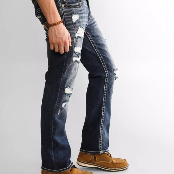 BKE Jake Boot Stretch Jean: 33x32 - Picture 7 of 11